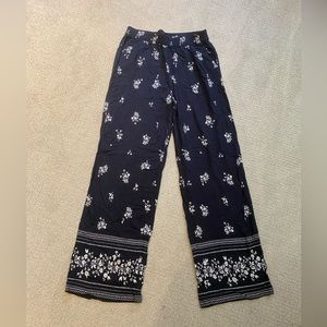 H&M Division Navy Soft Material Pants Size 10